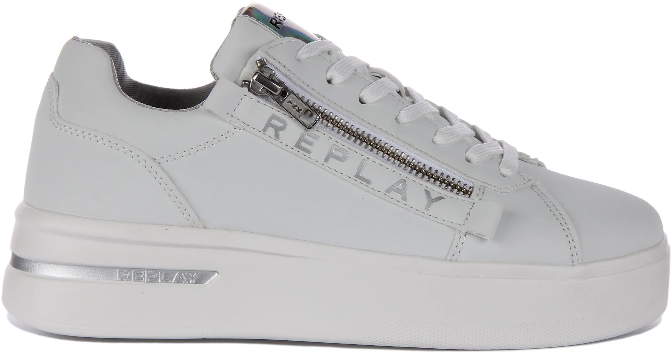 Replay University Zip Trainer In White