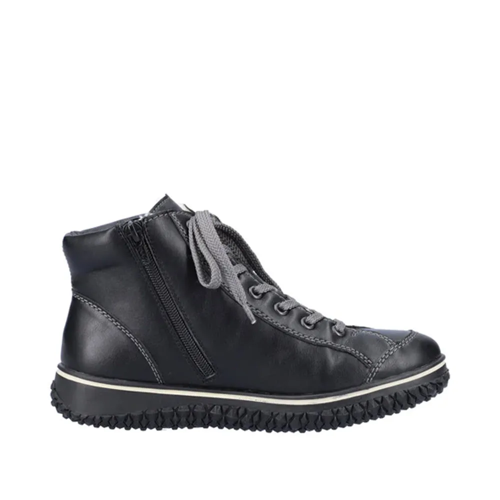 RIEKER PUFF HIGH TOP BLACK - WOMENS