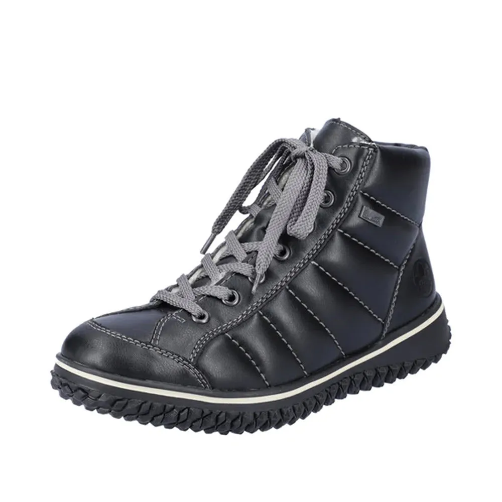 RIEKER PUFF HIGH TOP BLACK - WOMENS