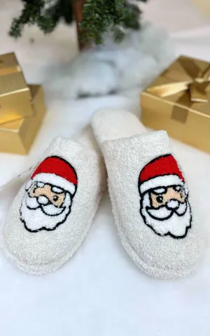 Santa Embroidered Slipper