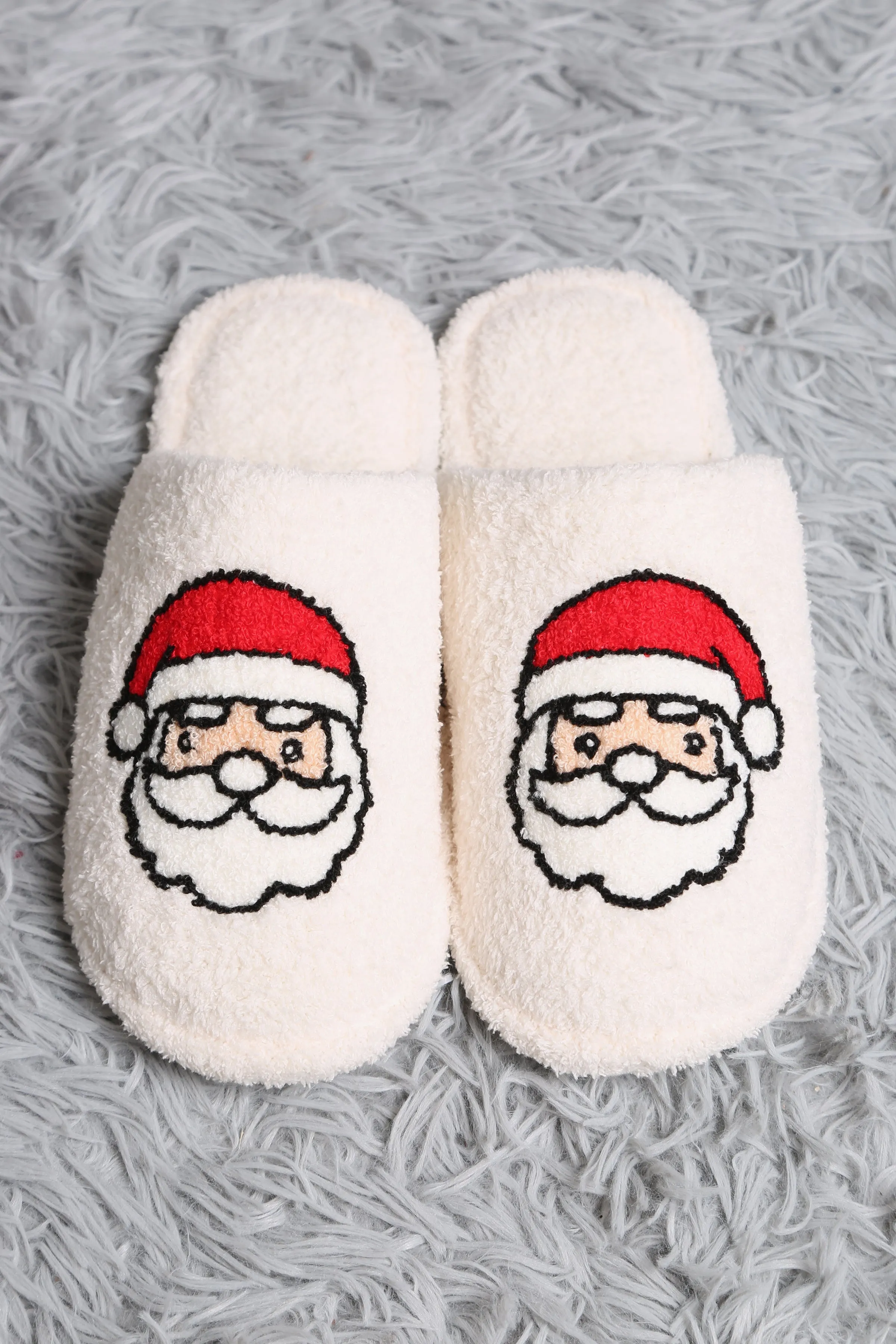 Santa Embroidered Slipper