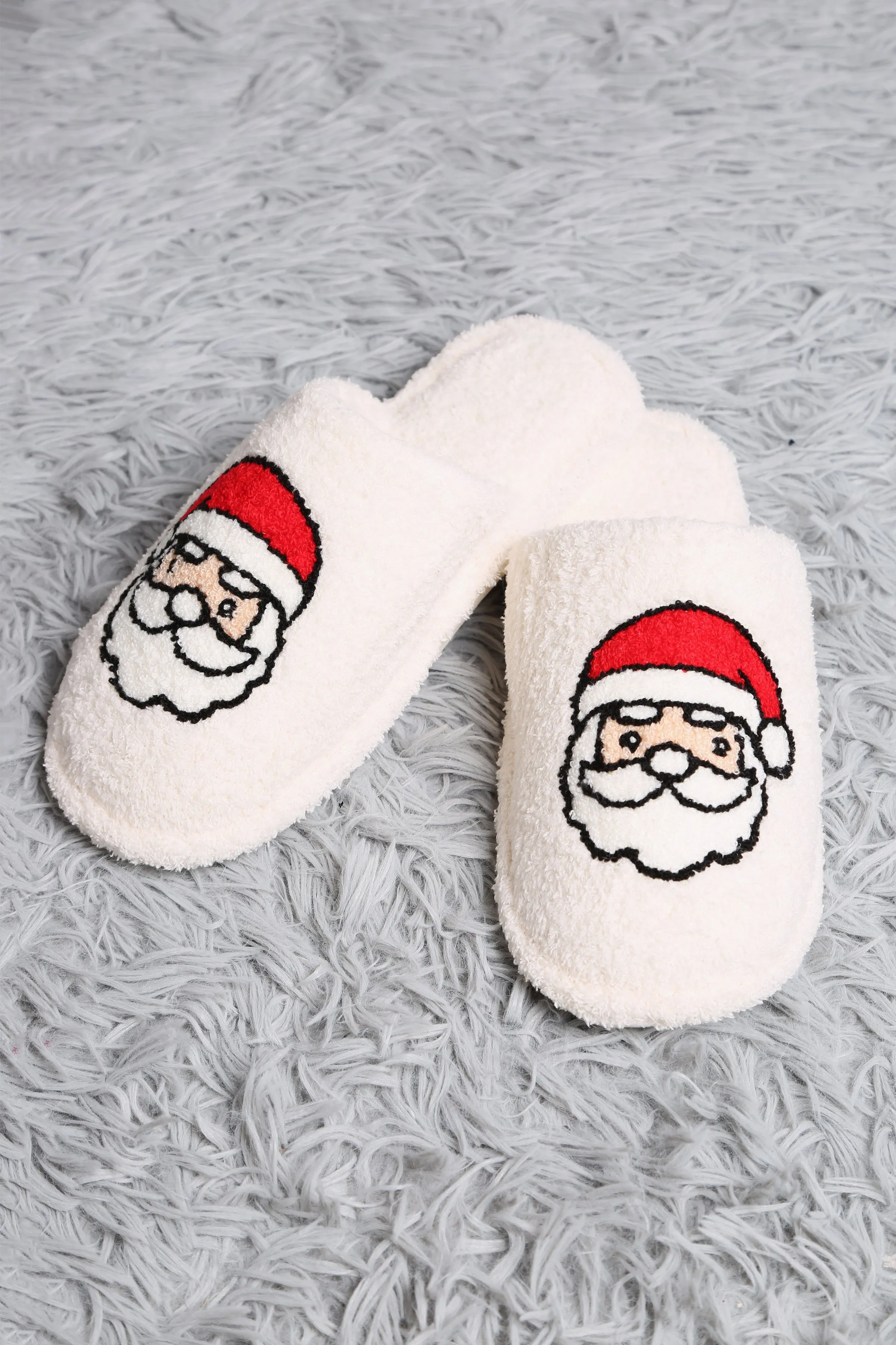 Santa Embroidered Slipper