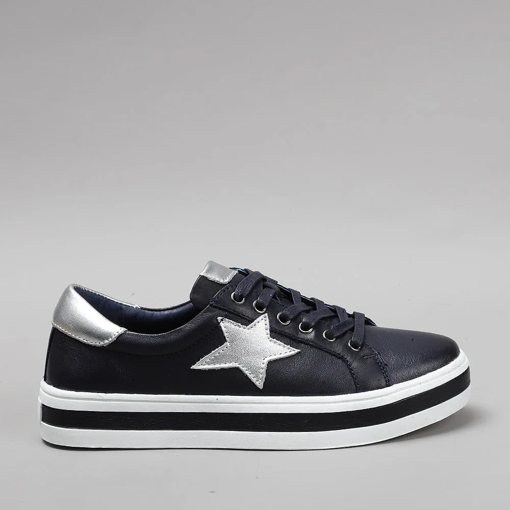 Savis - Navy/Silver