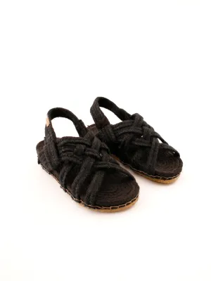 Siesta sandal, negro