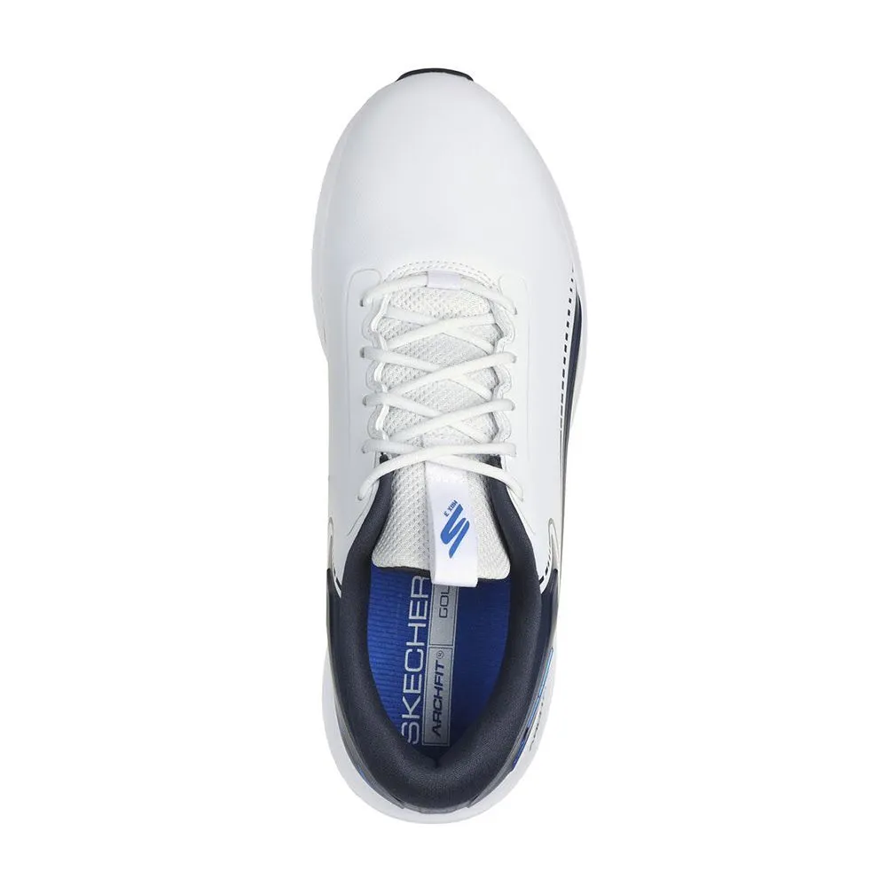 Skechers Go Golf Men's Max 3 Golf Shoes - White/Navy