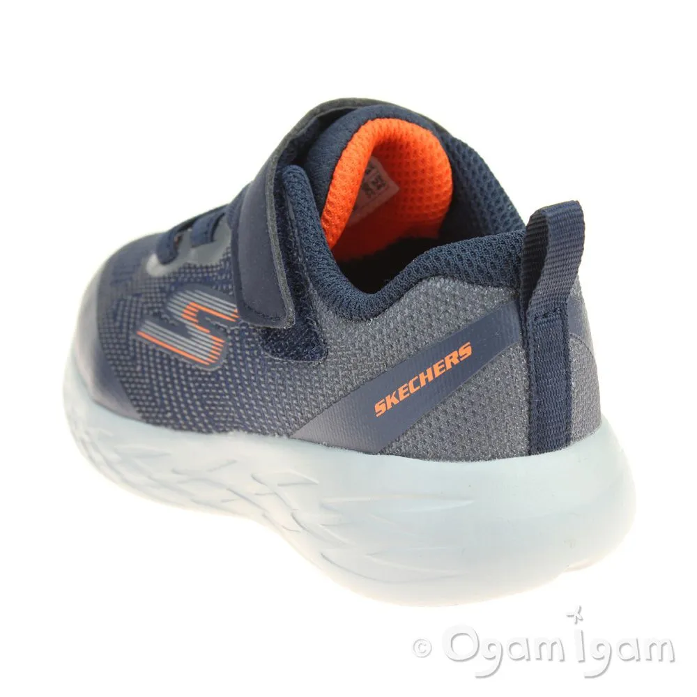 Skechers GoRun 600 Farrox Infant Boys Navy-Charcoal Trainer