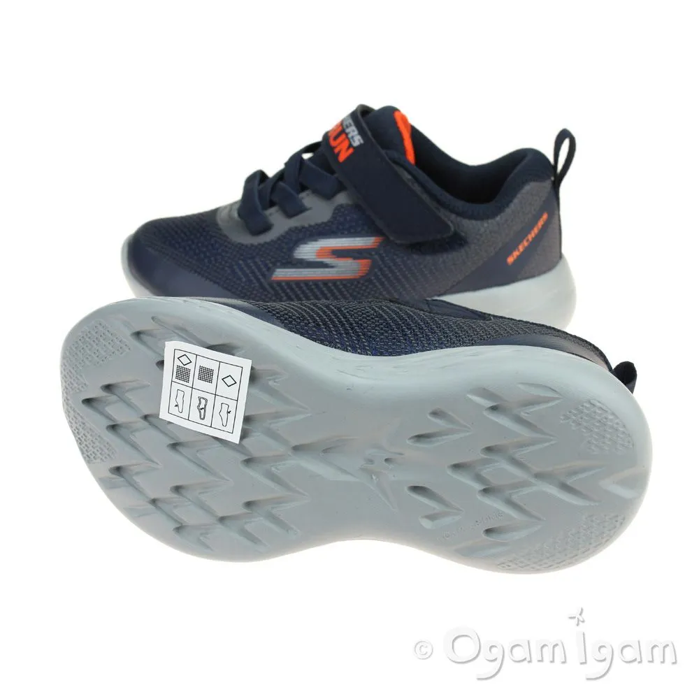 Skechers GoRun 600 Farrox Infant Boys Navy-Charcoal Trainer