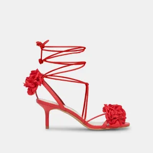 SOPHIA HEELS RED STELLA