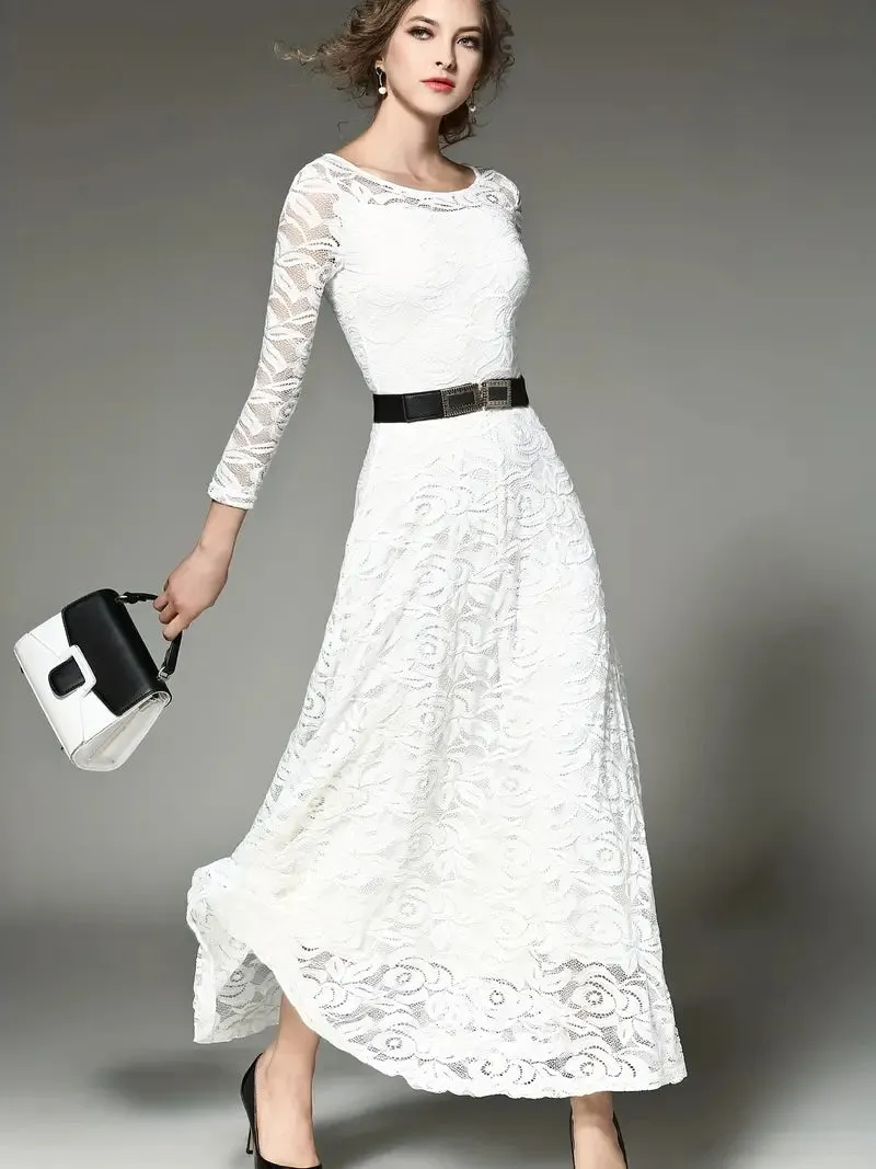 TastyHottie - Elegant  3/4 Sleeve Lace Party Casual Dress