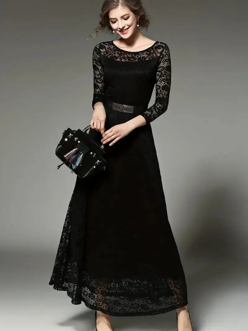 TastyHottie - Elegant  3/4 Sleeve Lace Party Casual Dress