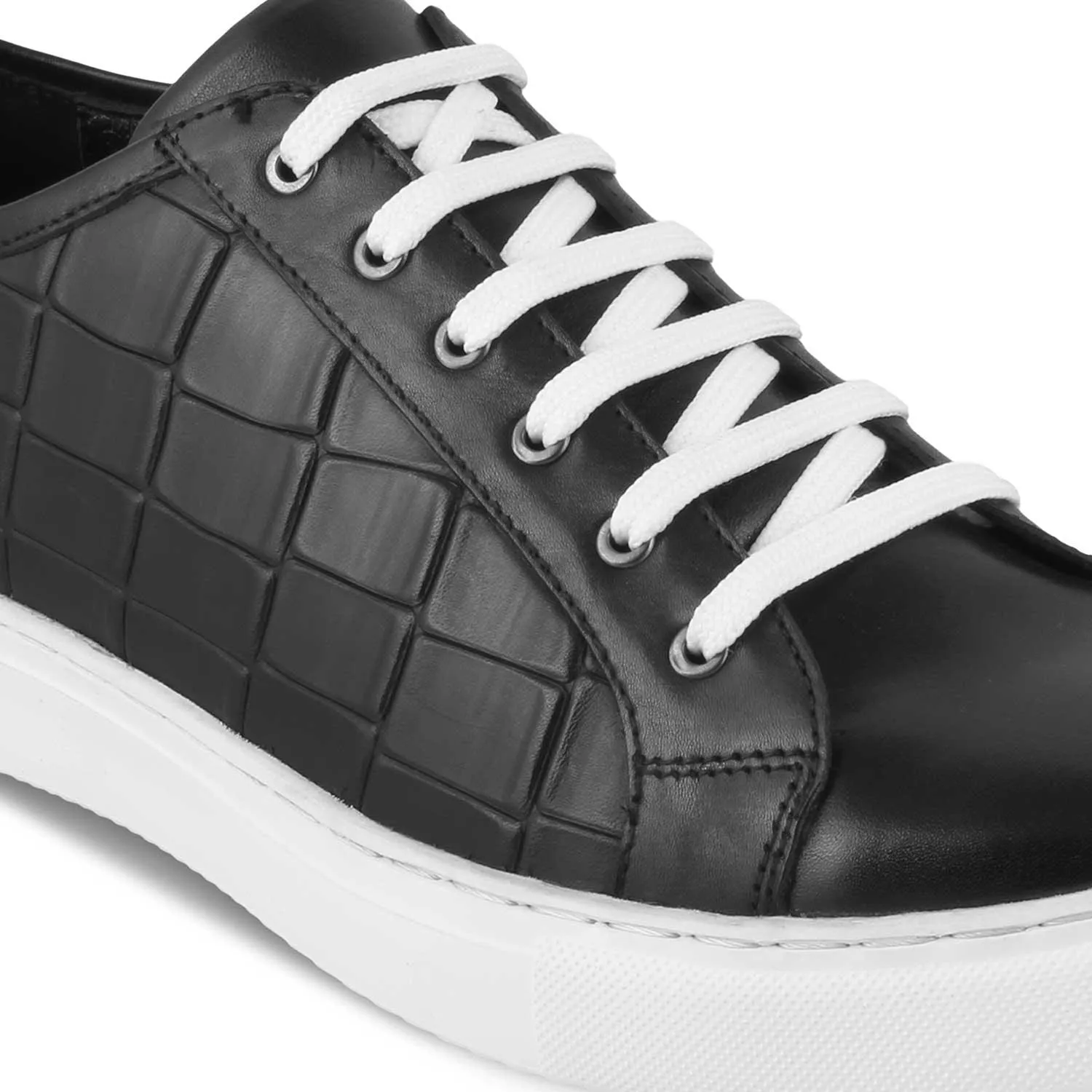 The Krun Black Men's Sneakers Tresmode