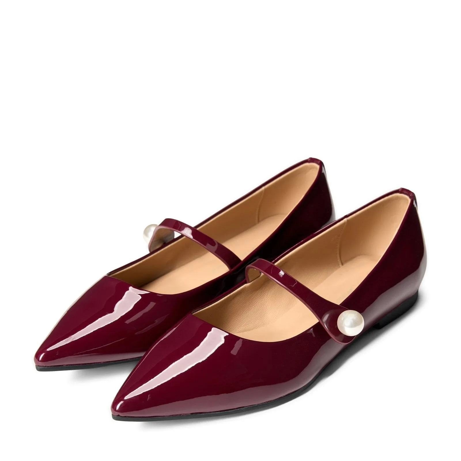 Thea Pearl Burgundy