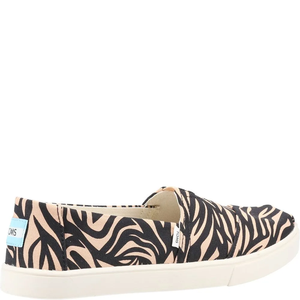 TOMS Alpargata Cupsole Tiger Stripes Slip On