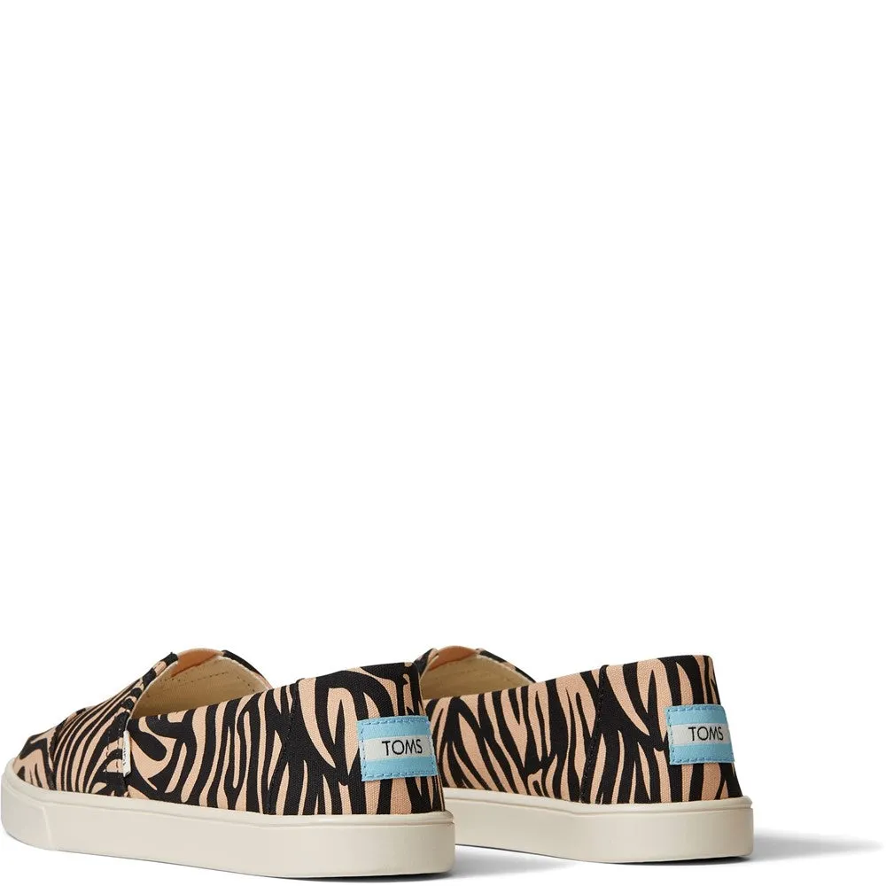 TOMS Alpargata Cupsole Tiger Stripes Slip On