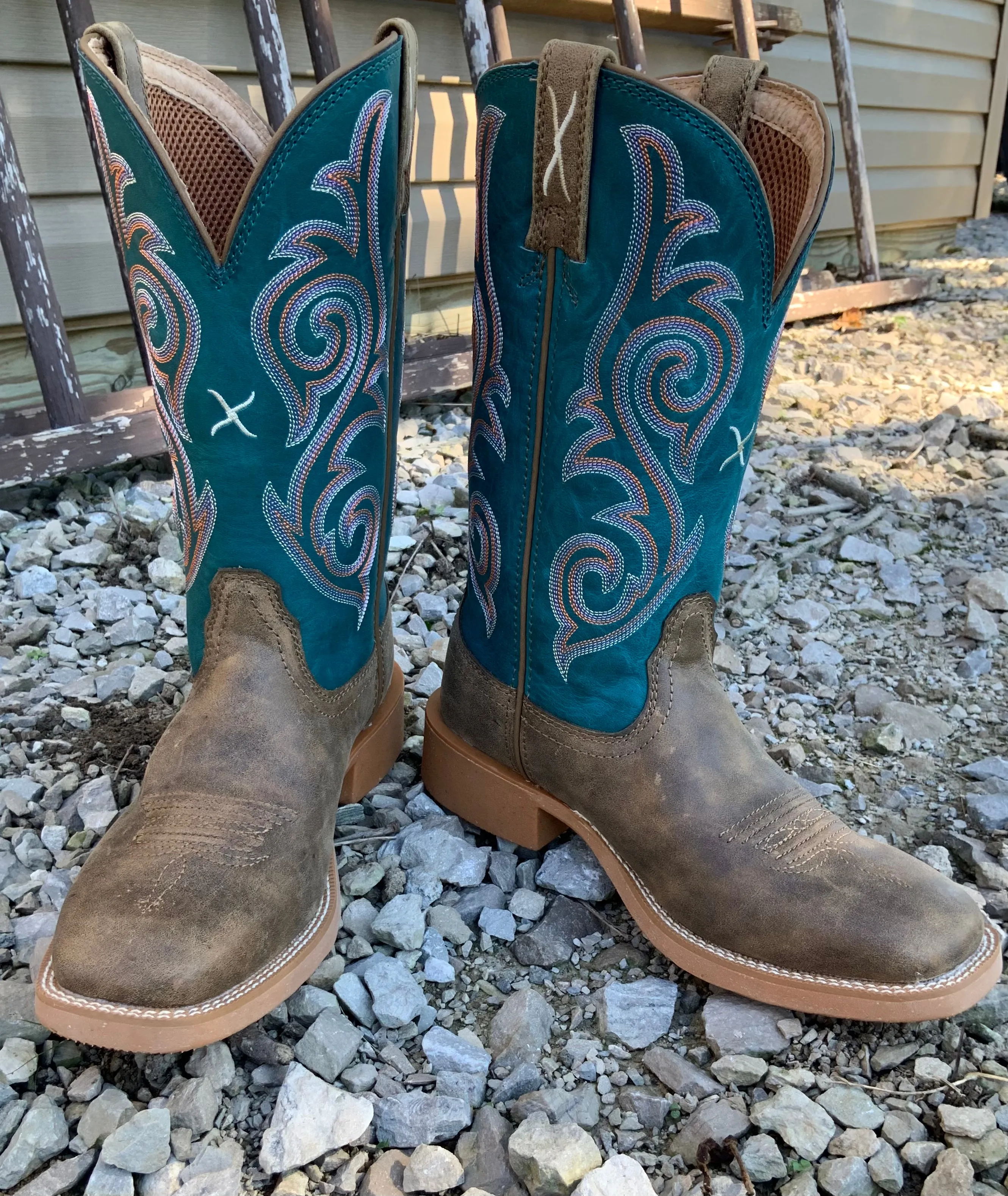 Twisted X Women's 12” Tech Bomber & Storm Blue Cowgirl Boot WXTR001