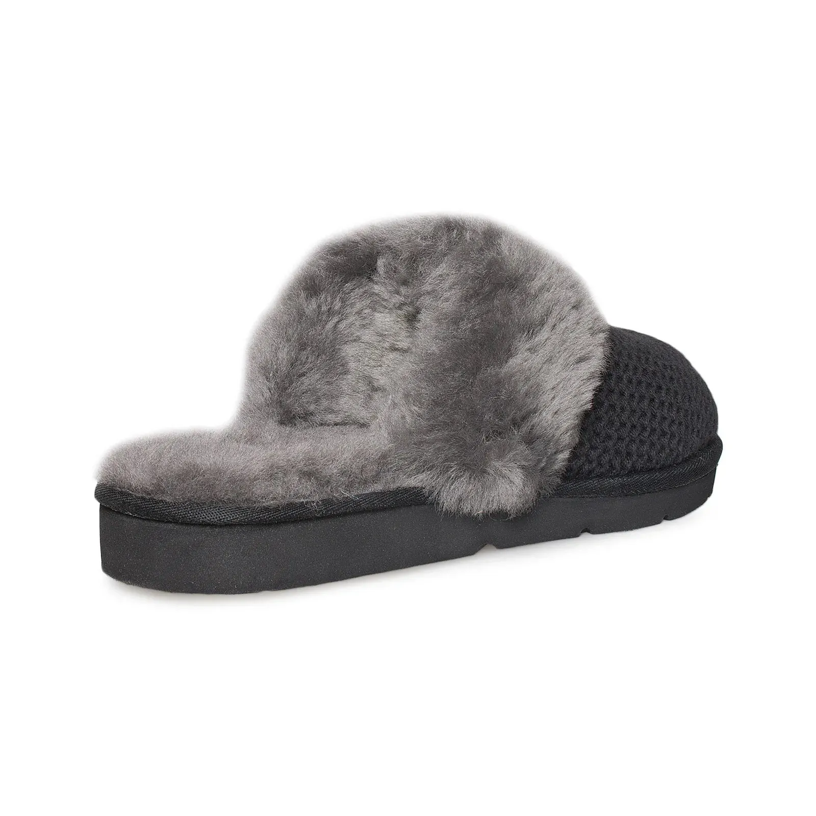 UGG Cozy Knit Black Slippers - Women's