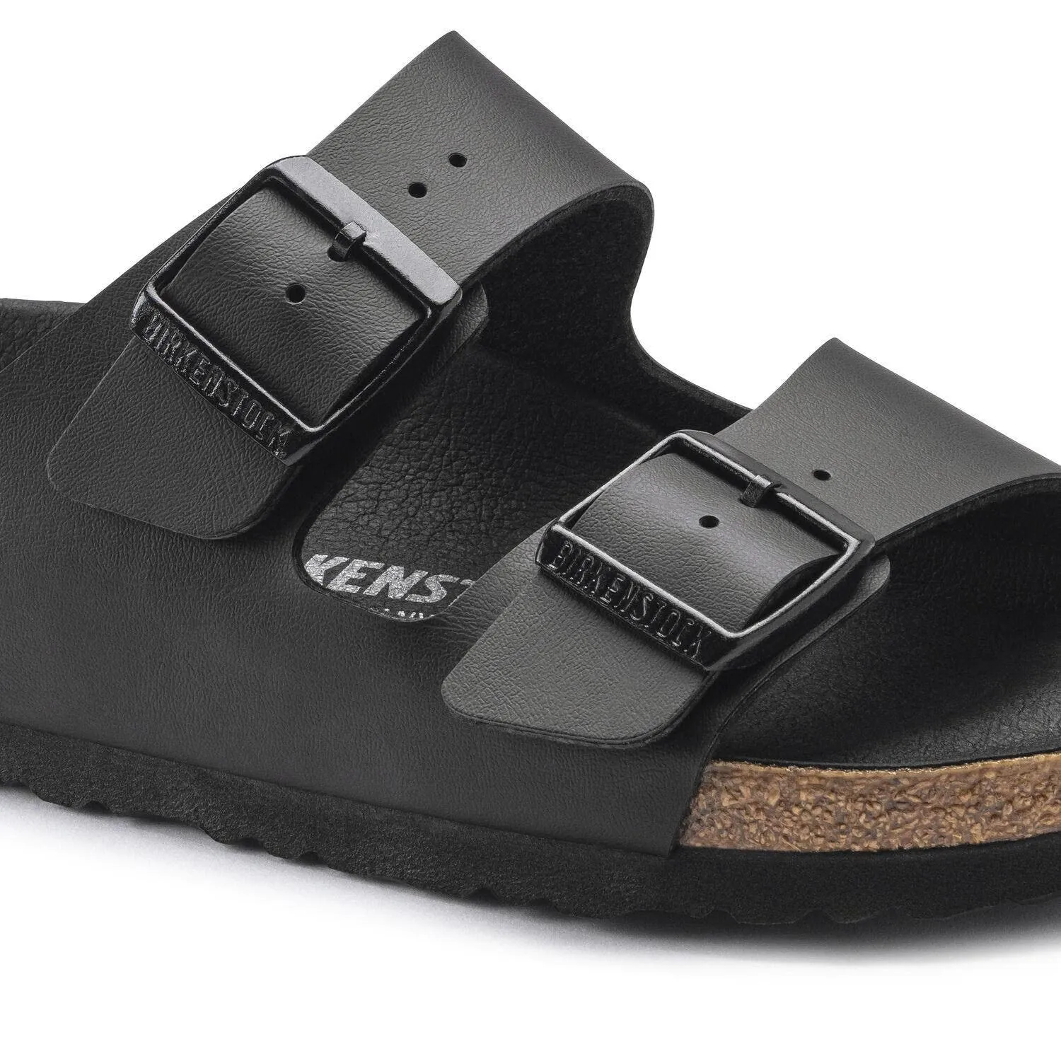 Unisex Birkenstock ARIZONA Slide Sandals 1019098 BLACK BIRKO FLOR