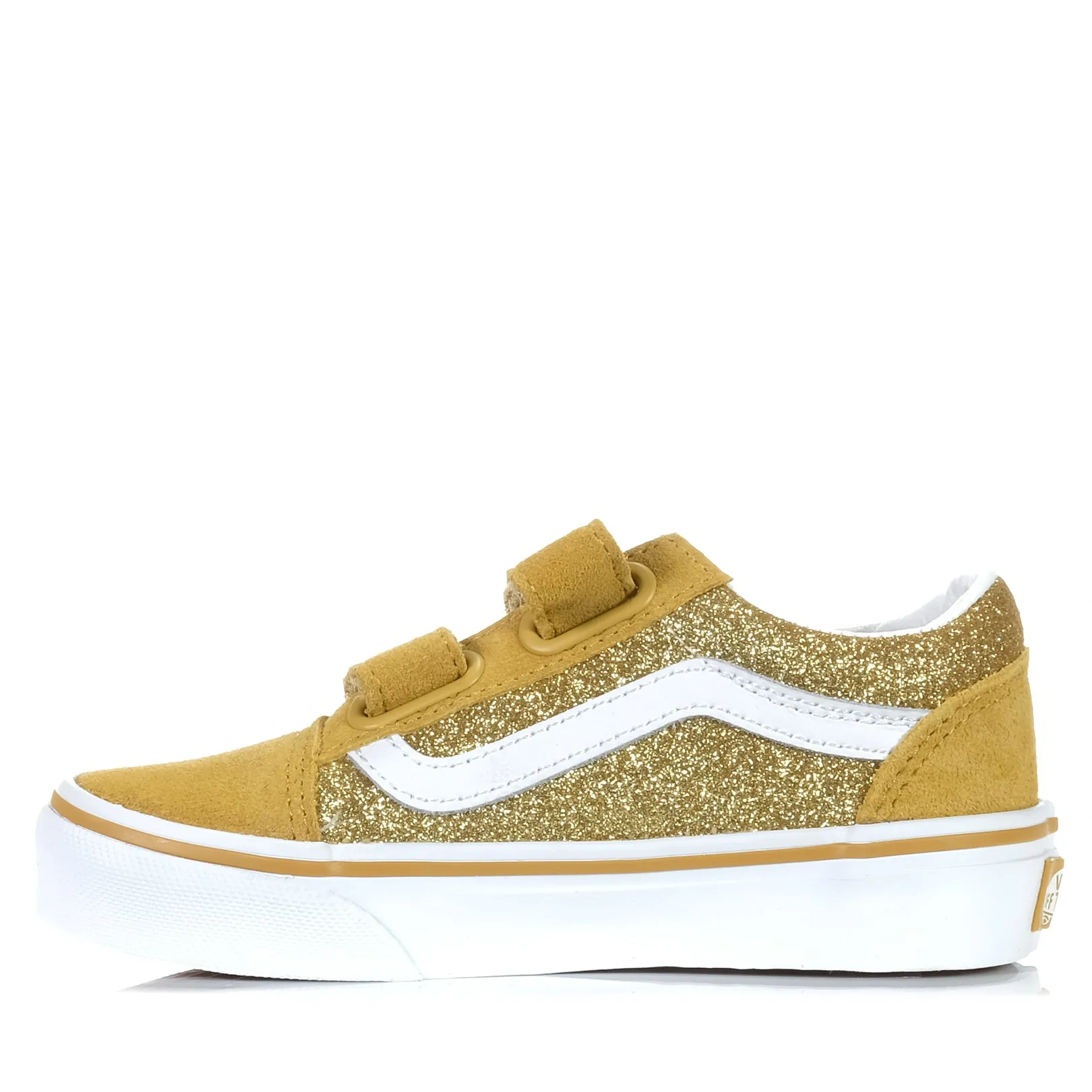 Vans Old Skool V Gold Glitter