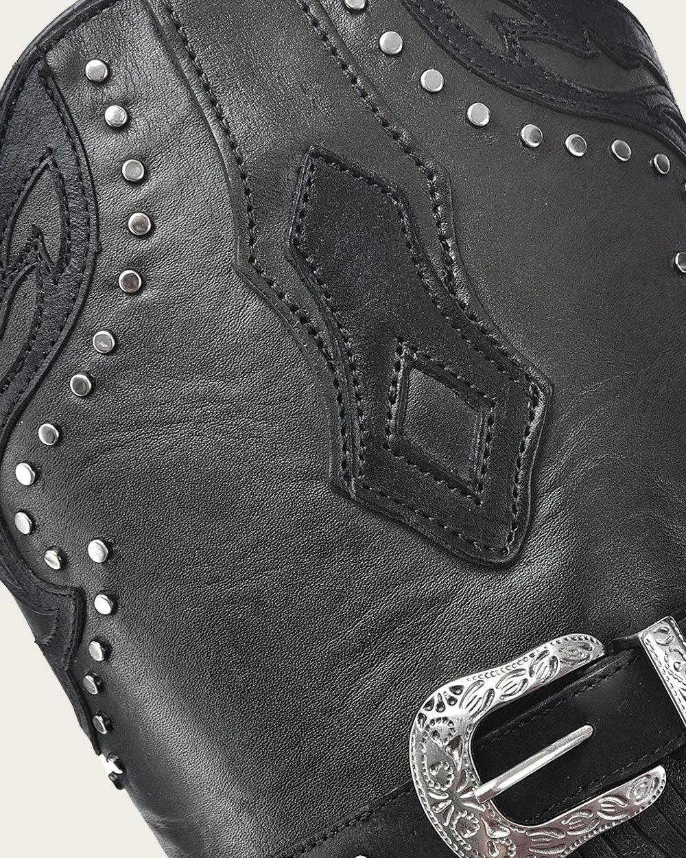 Western Style black stingray boot