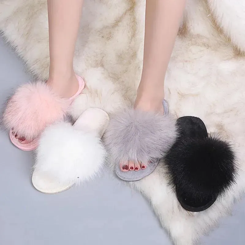 Women's Comfy Cozy Faux Fur Slippers (5-11)