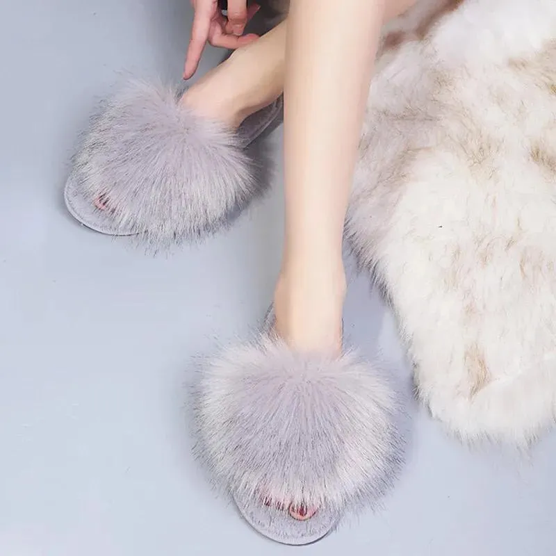 Women's Comfy Cozy Faux Fur Slippers (5-11)