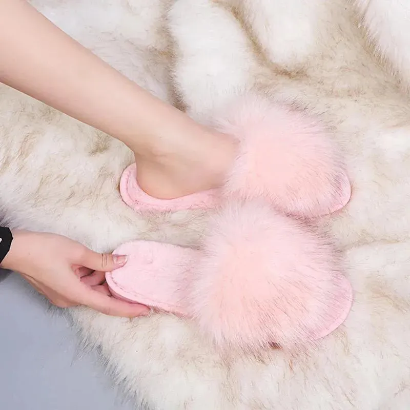 Women's Comfy Cozy Faux Fur Slippers (5-11)