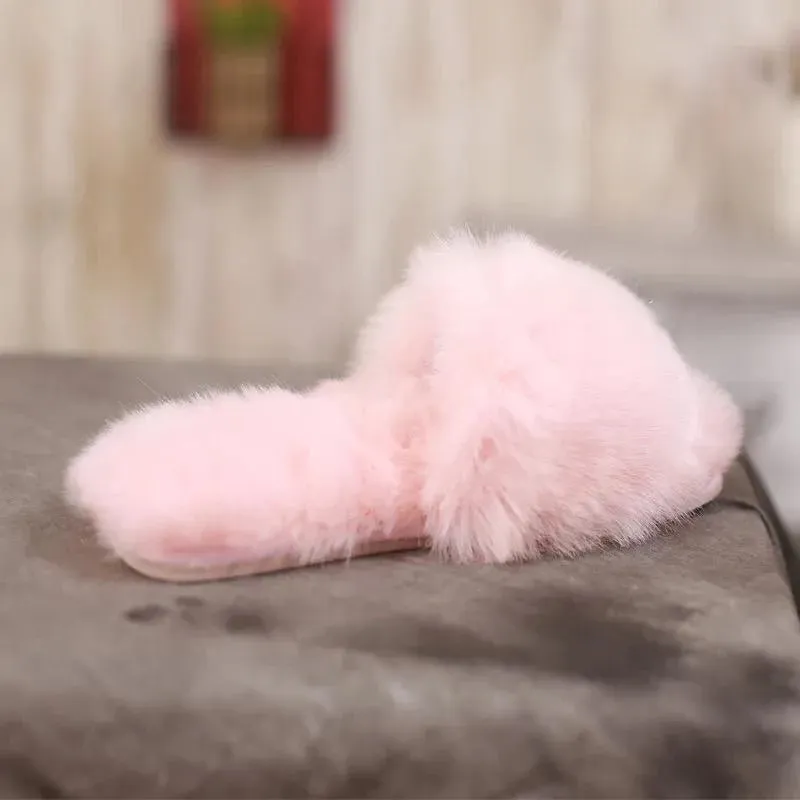 Women's Comfy Cozy Faux Fur Slippers (5-11)