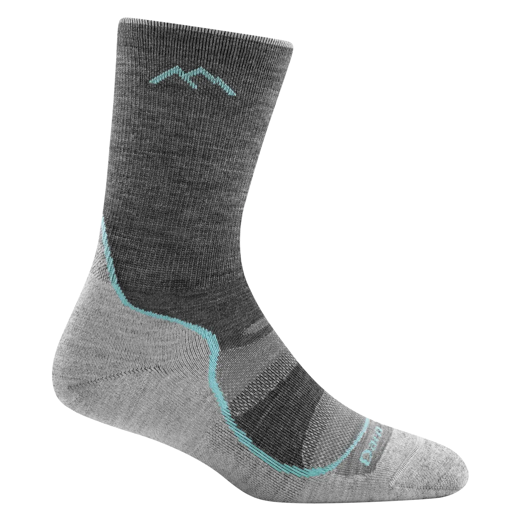 Women's Light Hiker Micro Crew Lightweight Hiking Sock - Slate