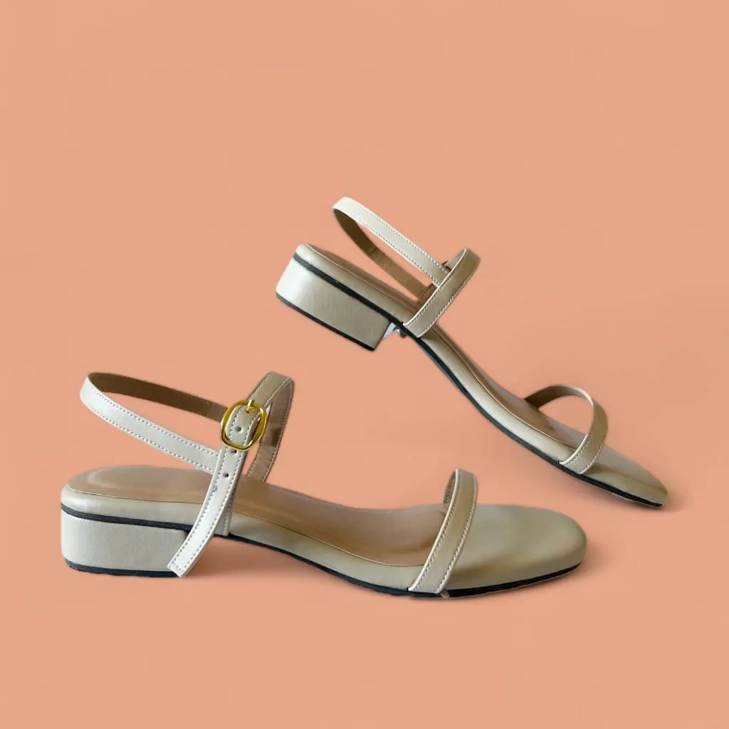 YANA Classic Strap 1” Block Heel Sandals